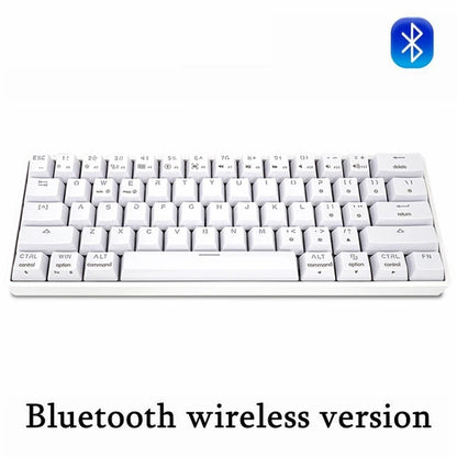 GK61 Mechanical Keyboard 60% SK61 Optical Hot Swappable RGB Mini Bluetooth Wireless Gaming Keyboards for Gamers Desktop