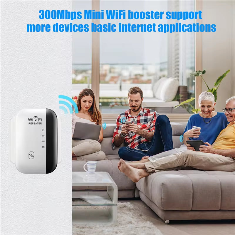 300Mbps Wifi Repeater Wifi Extender Amplifier Wifi Booster Wi Fi Signal 802.11N Long Range Wireless Wi-Fi Repeater Access Point