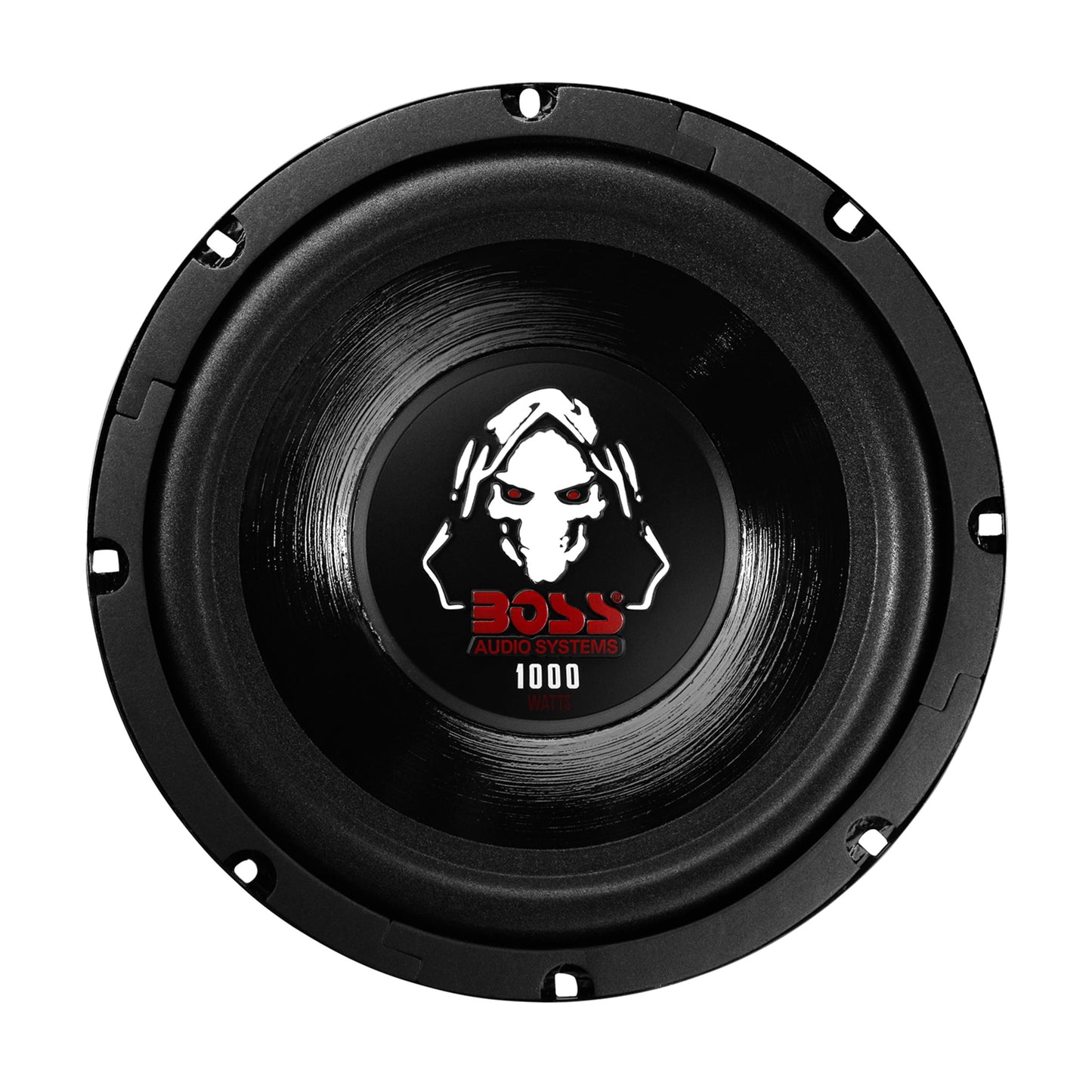 8-Inch Dual Voice Coil 4-Ohm 1000-Watt Car Subwoofer, Black | P80DVC